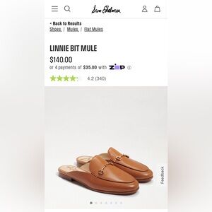 Sam Edelman Linnie Bit Mule in Brown Tan